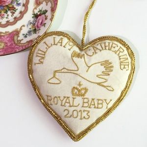 🆕 Royal Baby 2013 Heart Ornament